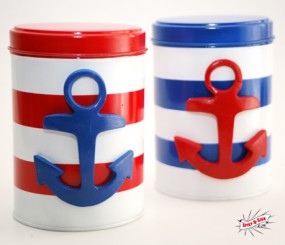 HANDMADE Kaffee- und Teedosen ”Anchor”